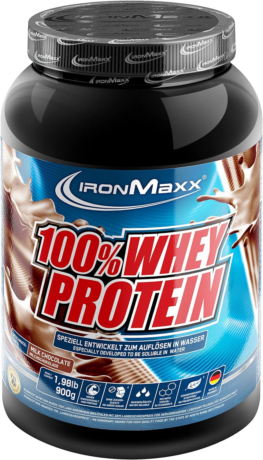 Протеин Ironmaxx 100% Whey Protein 900 g Milk Chocolate Протеин Ironmaxx 100% Whey Protein 900 g Milk Chocolate