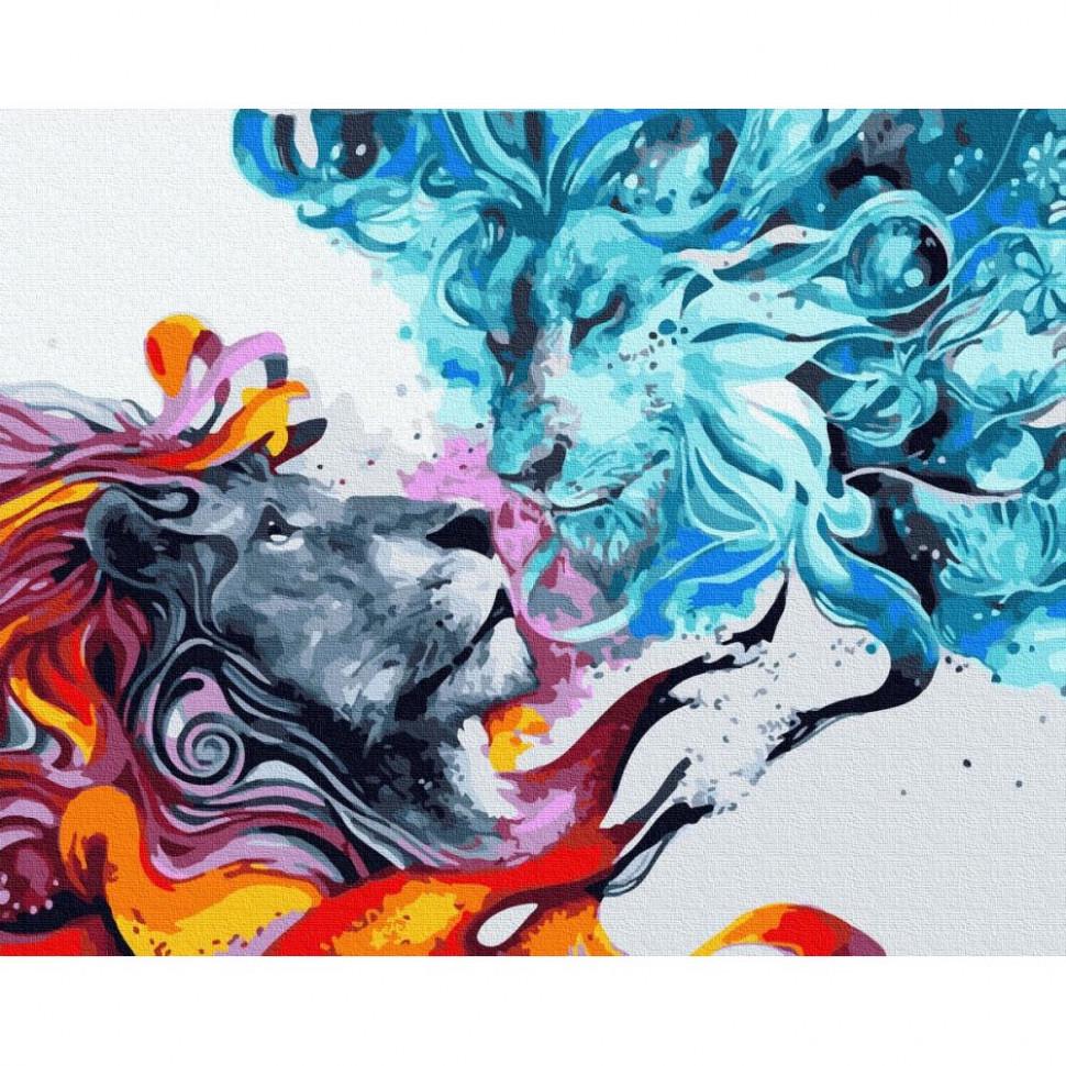 Картина по номерам Rainbow Art Лёд и пламя (GX32435-RA)