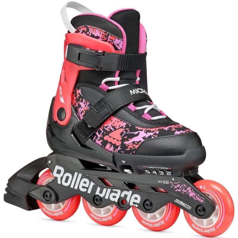 Ролики дитячі Rollerblade Microblade SL р. 36-40,5 Black/Coral