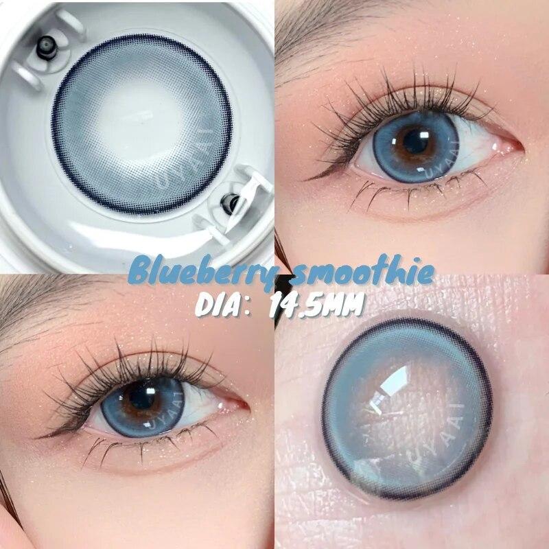Лінзи кольорові блакитні Blueberry Smoothi (1994044916) - фото 8