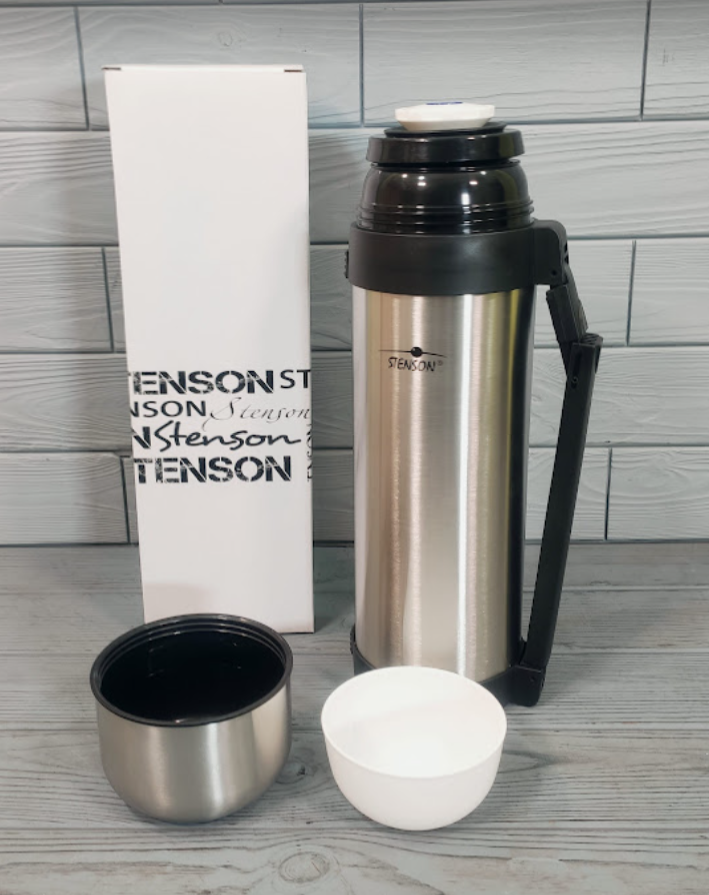 Термос для жидкостей и еды Stenson MT-0275 из нержавеющей стали 1800 мл Серебристый - фото 4 Термос для жидкостей и еды Stenson MT-0275 из нержавеющей стали 1800 мл Серебристый - фото 4