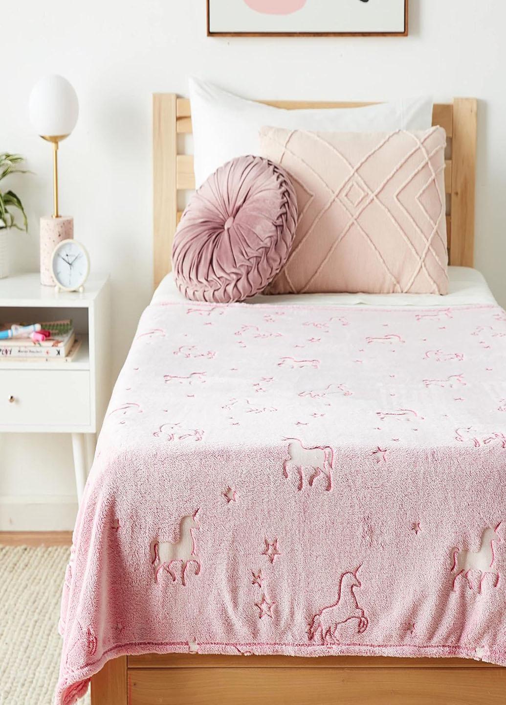 Плед детский Rozia Magic Blanket микрофибра Розовый (2122) - фото 4 Плед детский Rozia Magic Blanket микрофибра Розовый (2122) - фото 4