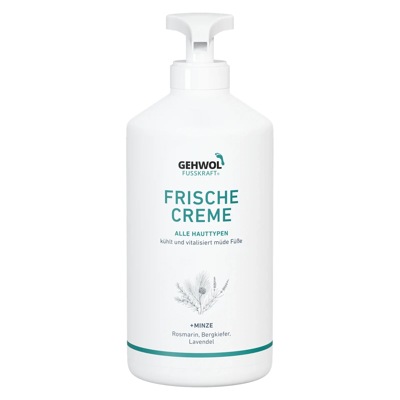 Бальзам для ніг м'ятний Gehwol Fusskraft Refreshing Cream 500 мл