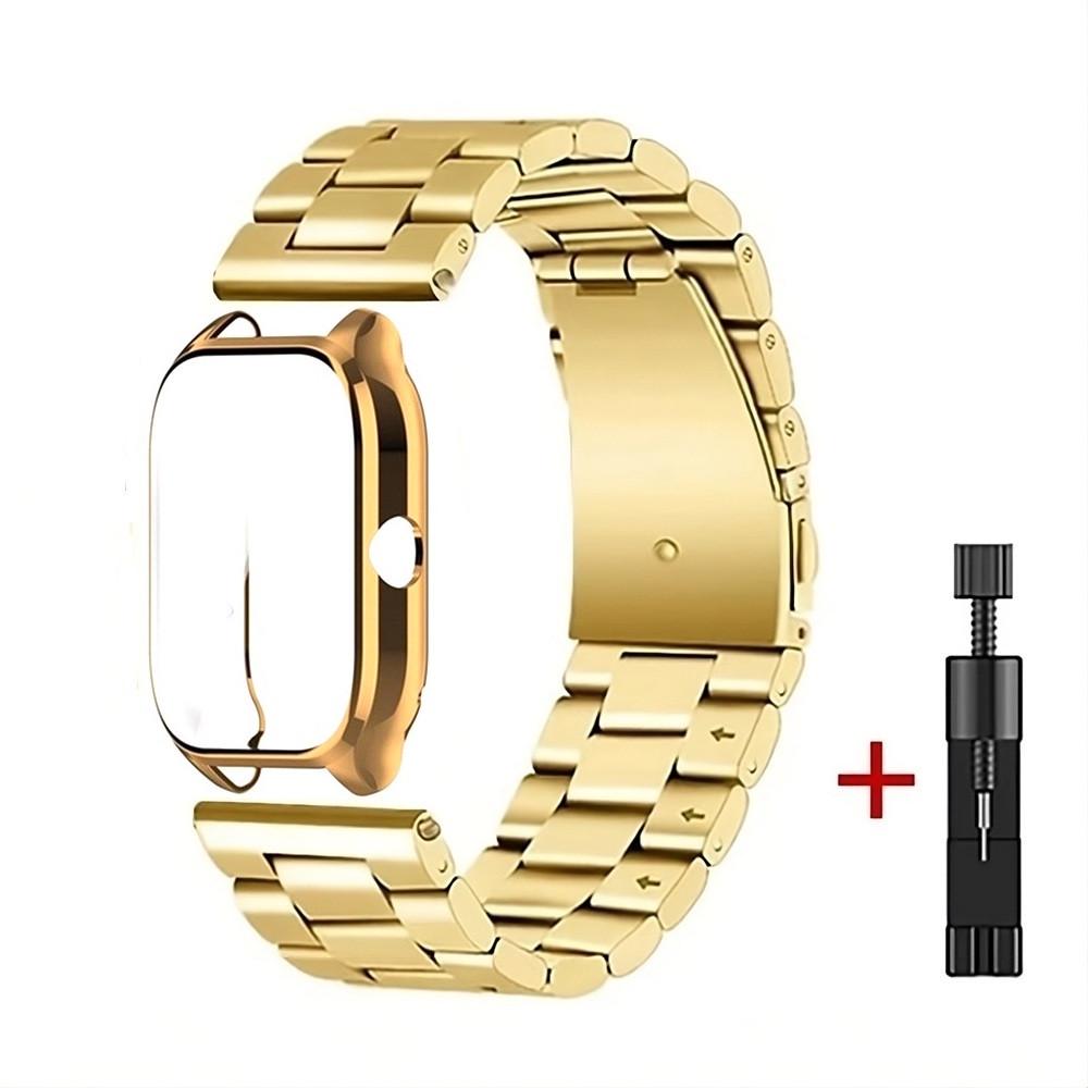 Комплект для годинника Amazfit GTS4 Rolex design захистний чохол та ремінець 22 мм Золотий (2532928460)