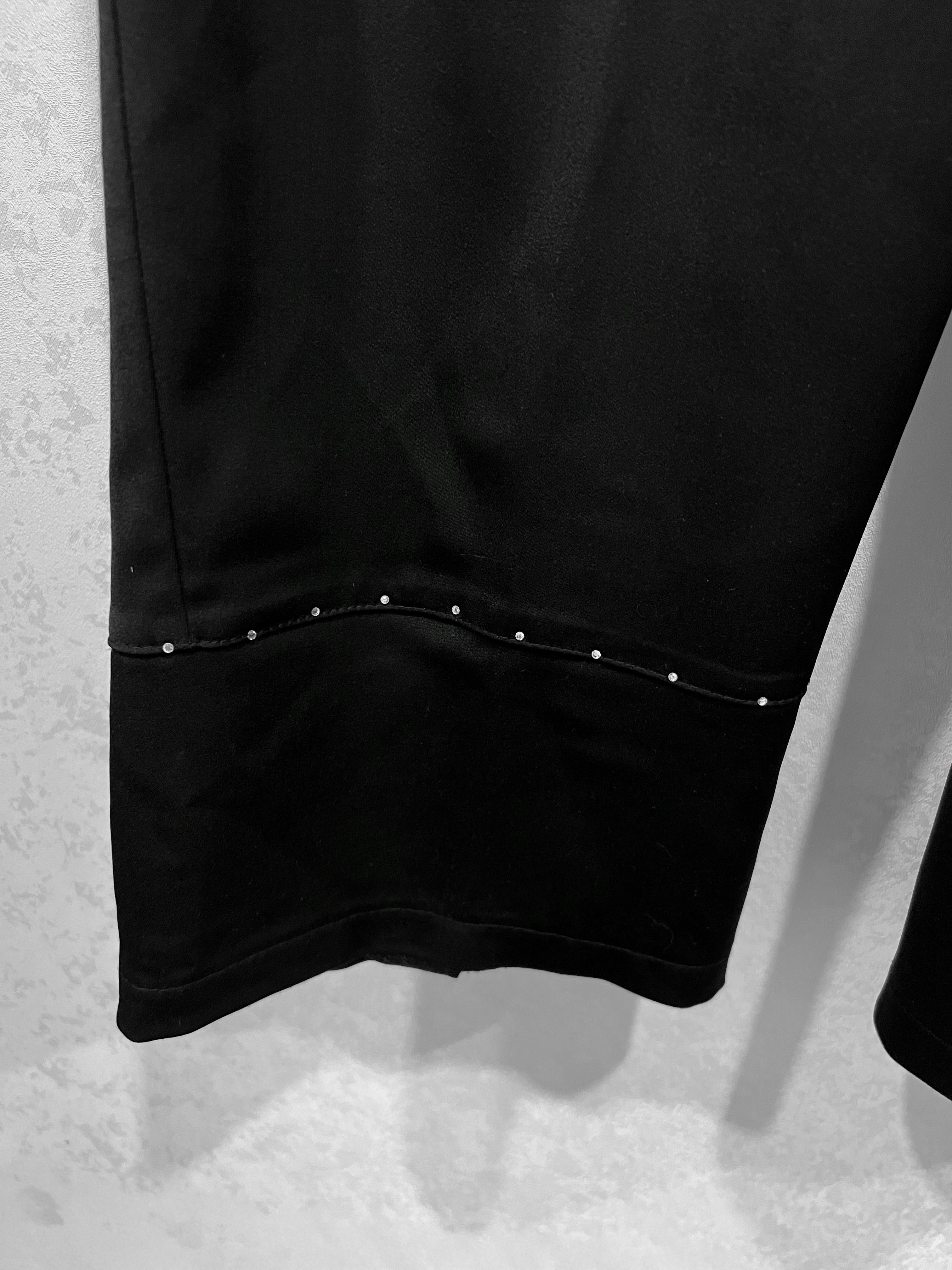 Капрі Sharm collection зі стразами 4XL Чорний (7830556) - фото 3 Капрі Sharm collection зі стразами 4XL Чорний (7830556) - фото 3