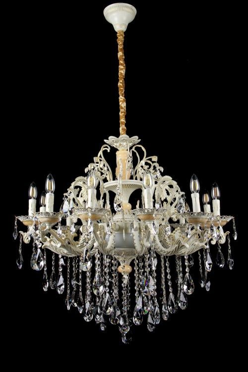 Люстра свеча Ray L05235/12+2 GWT (IR007092) Люстра свеча Ray L05235/12+2 GWT (IR007092)