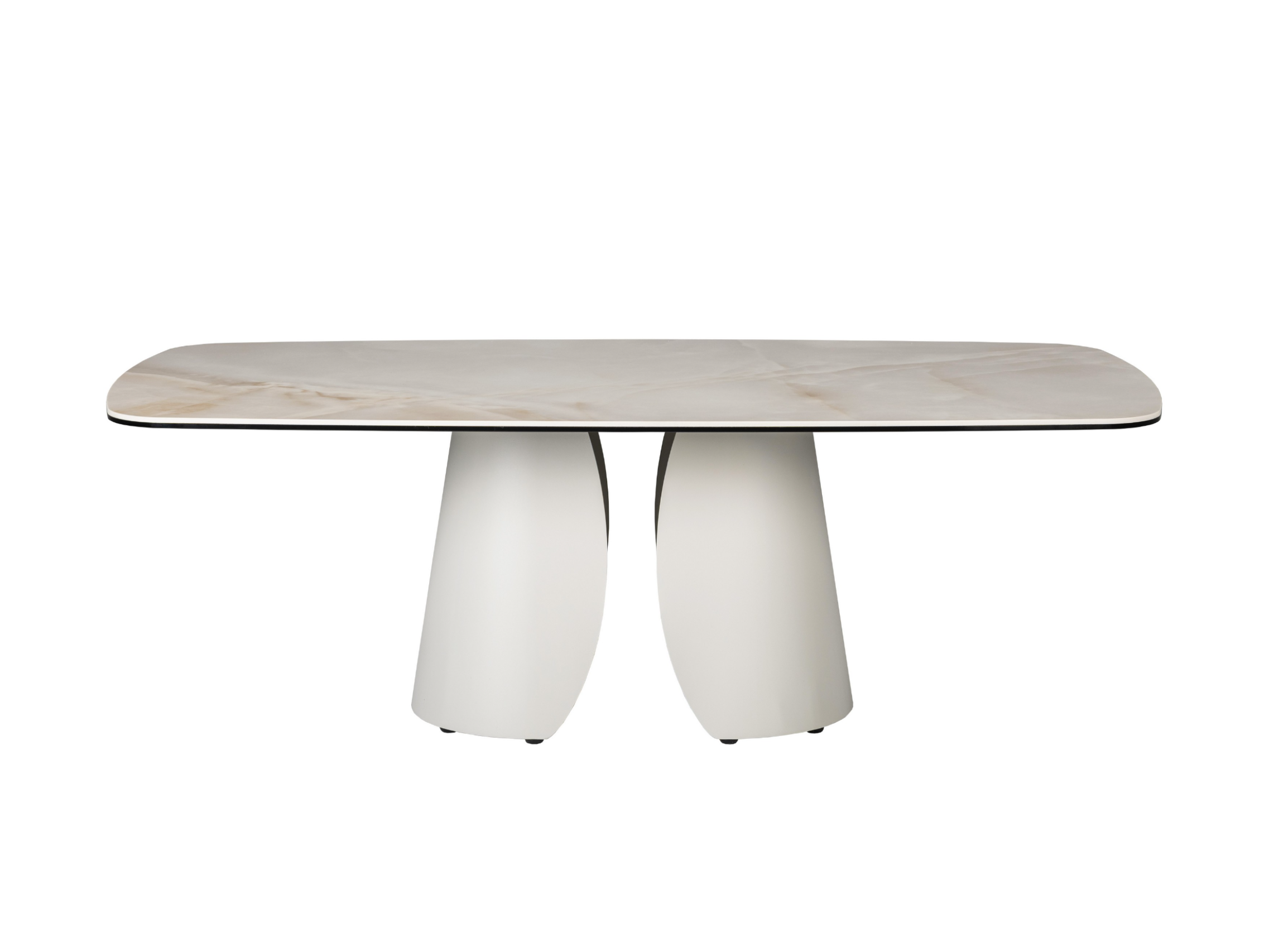 Журнальный стол Лунарио 1200х650х400 мм Айвори оникс/Айвори (30979624)