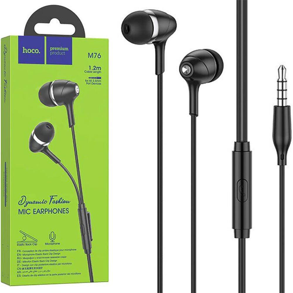 Навушники з гарнітурою Hoco M76 Black (20475)