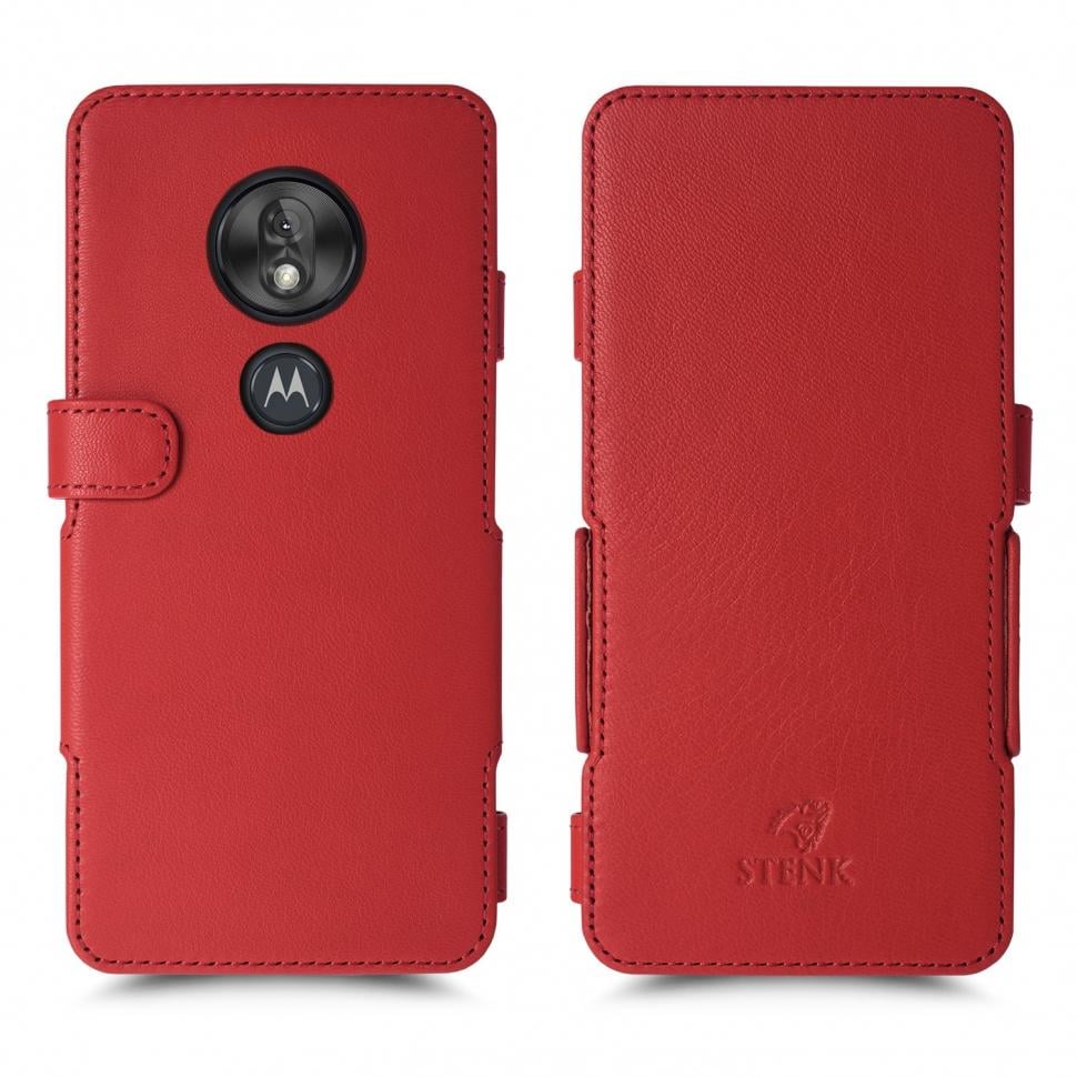 Чехол книжка Stenk Prime для Motorola Moto G7 Play Красный (63737)