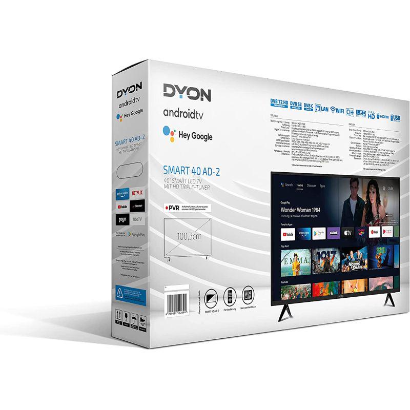 Телевизор Dyon Smart 40 AD-2 Bluetooth/60 Гц/Full HD/Android TV/Wi-Fi 40" - фото 3