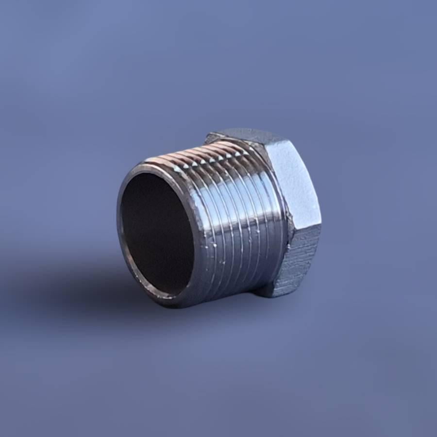 Заглушка різьбова шестигранна DN20 BSPP н/ж сталь AISI304 Class-150 зовнішня різьба 3/4" (29203085) - фото 12 Заглушка різьбова шестигранна DN20 BSPP н/ж сталь AISI304 Class-150 зовнішня різьба 3/4" (29203085) - фото 12