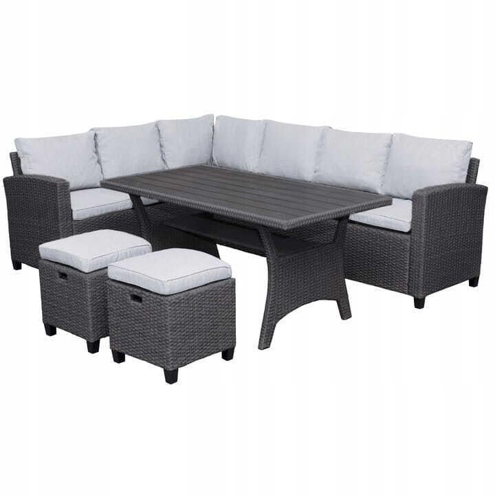 Набор модульной садовой мебели JUMI BIANCA Серый