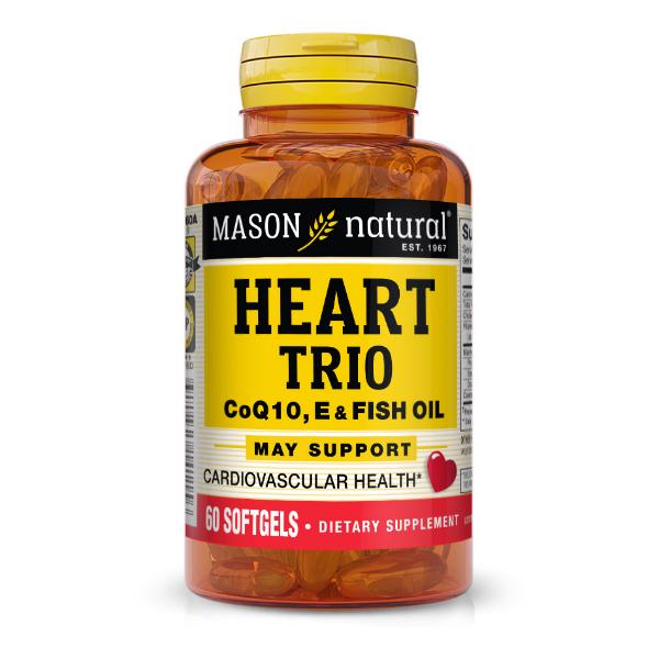 Комплекс для профілактики серця Mason Natural Heart Trio 60 капс. (000021121)