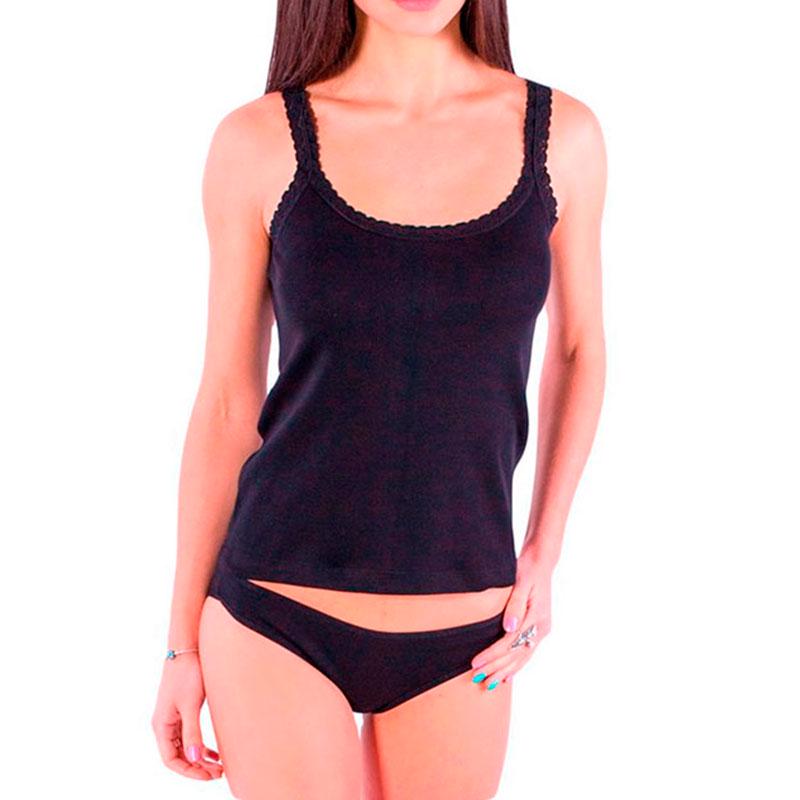 Майка женская Наталюкс L Черный (21-2113)