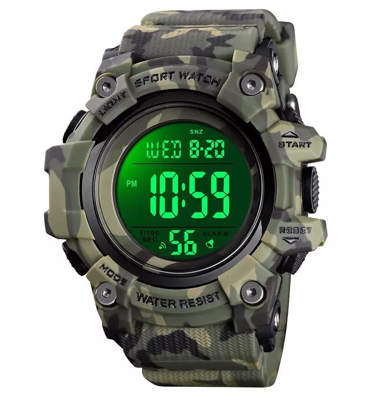 Часы наручные мужские Skmei 1552 Camouflage Green (17154)