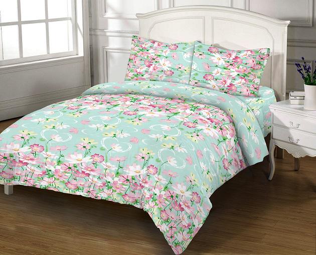 Комплект постельного белья Zastelli Agness бязь семейный 2х145х210 см Разноцветный (13116)