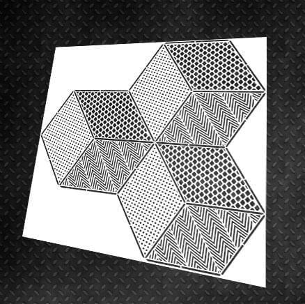Трафарет багаторазовий DFA Геометрія 82 для штукатурки та фарби (G00082)