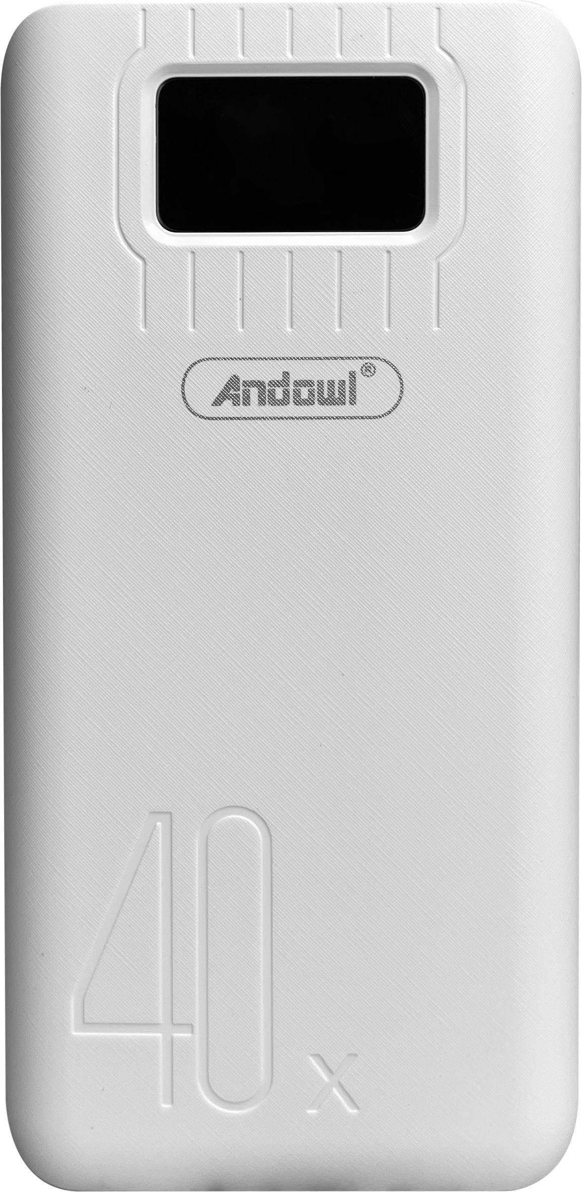 Повербанк Andowl Q-CD701 40000 mAh Белый/Серый (795591b5) - фото 2