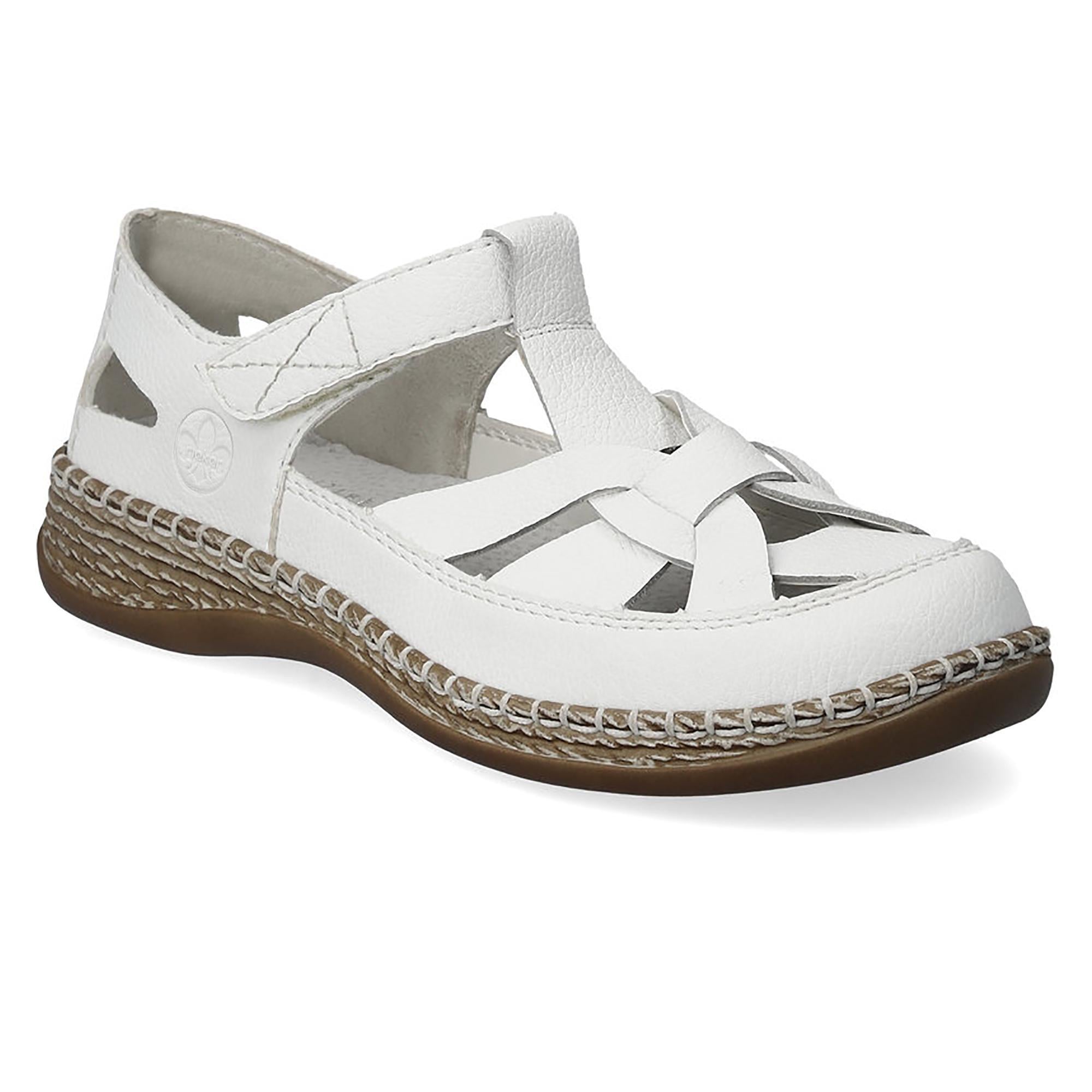 Туфли женские весенние RIEKER повседневные р. 38 Белый (089381-38)