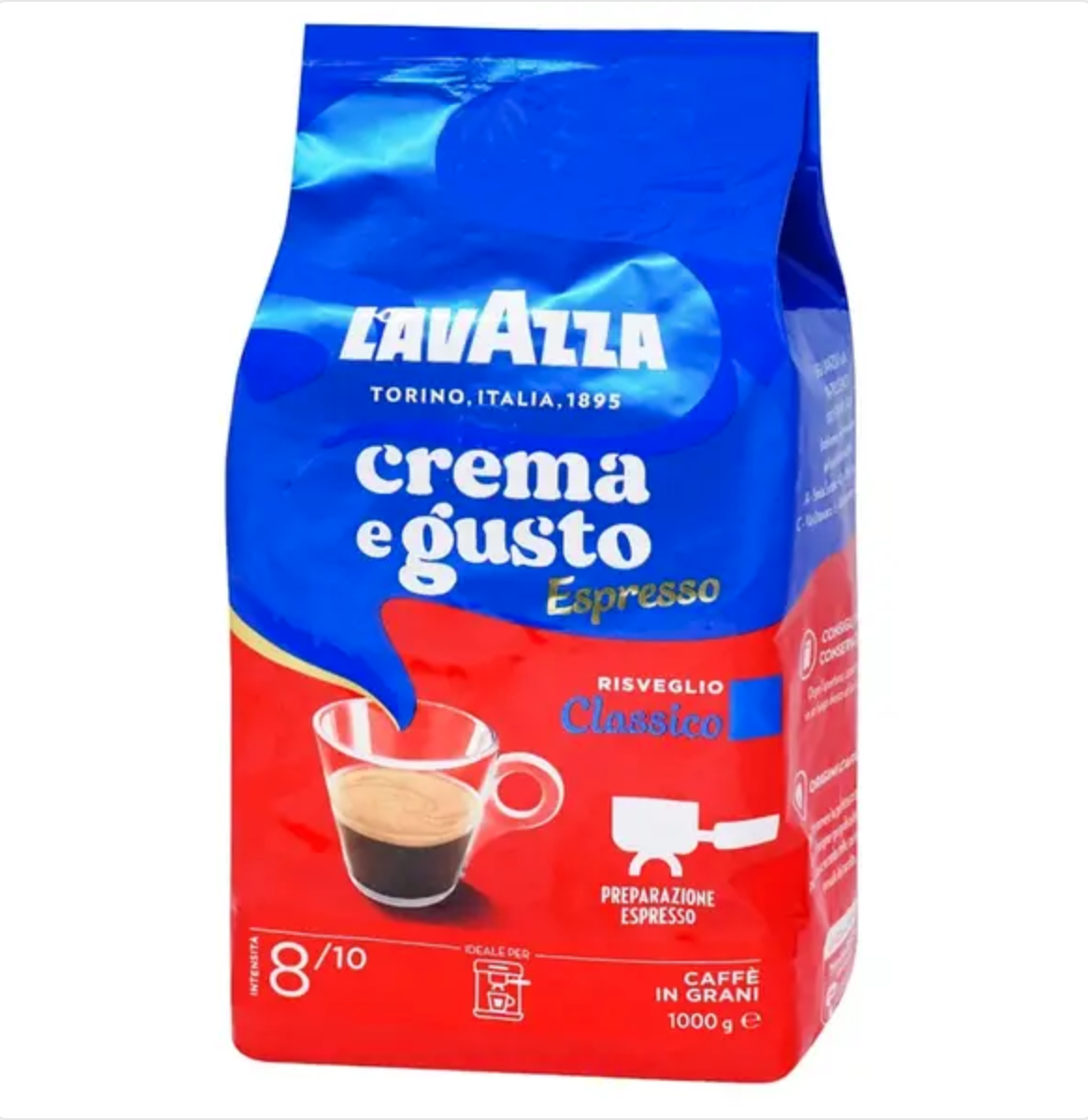 Кава в зернах Lavazza Crema E Gusto Espresso Classico 1 кг