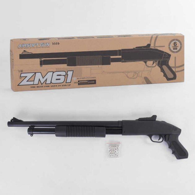 Винчестер игрушечный ZM61 на пульках Черный (10410856)