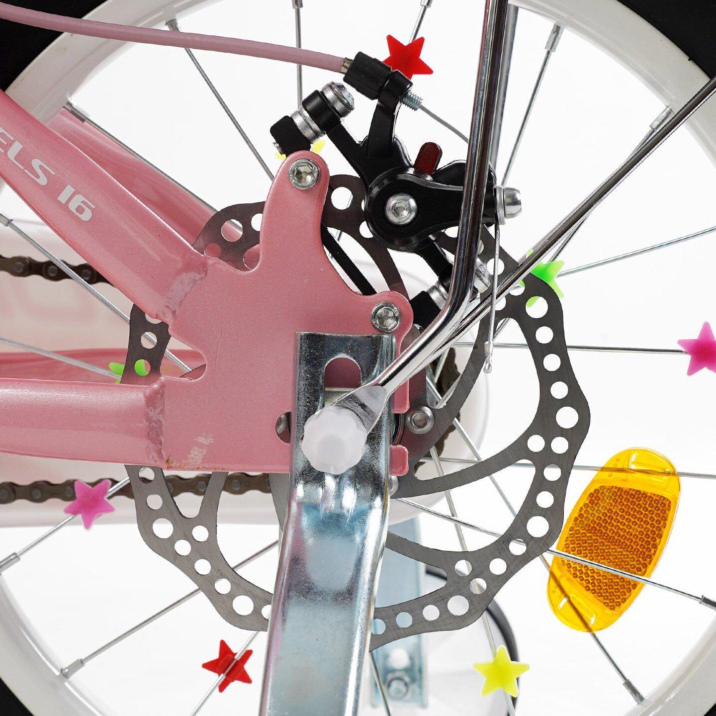 Велосипед двоколісний дитячий Corso Nice 16" з кошиком та багажником Рожевий - фото 7 Велосипед двоколісний дитячий Corso Nice 16" з кошиком та багажником Рожевий - фото 7