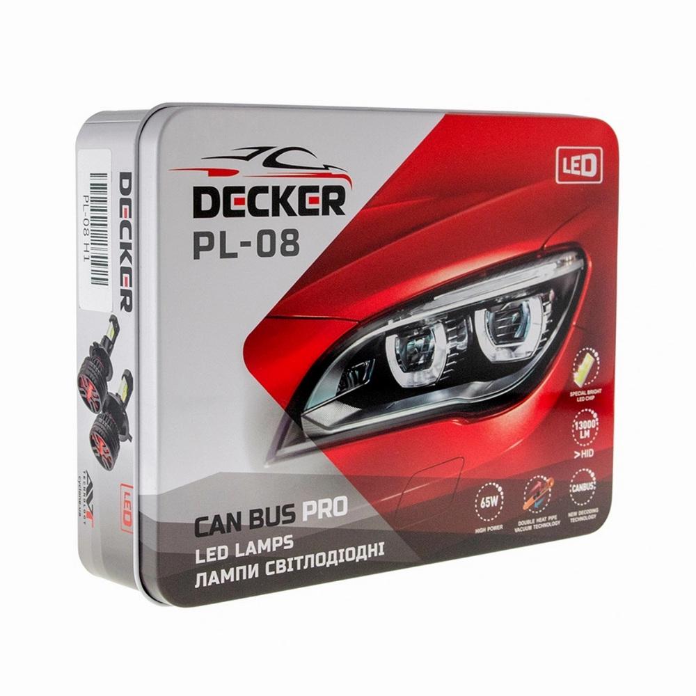 ᐉ Лампы светодиодные Decker LED PL-08 H11 13000Lm 5000K CanBus 2 шт.  (32631991) • Купить в Киеве, Украине • Лучшая цена в Эпицентр