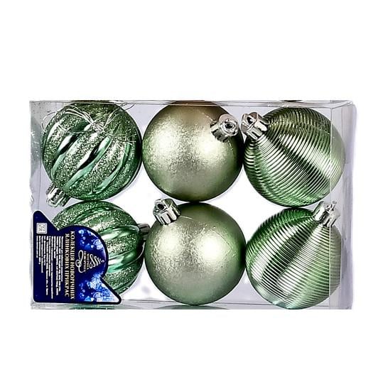 Шары новогодние МАГІЧНА-НОВОРІЧНА 9708 6 см 6 шт.