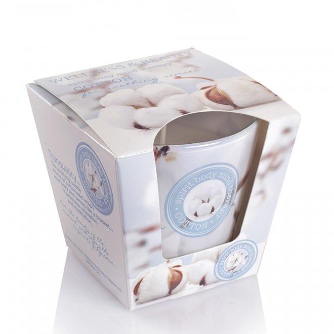 Свеча ароматическая Flora Wellness & Beauty Cotton (28755)
