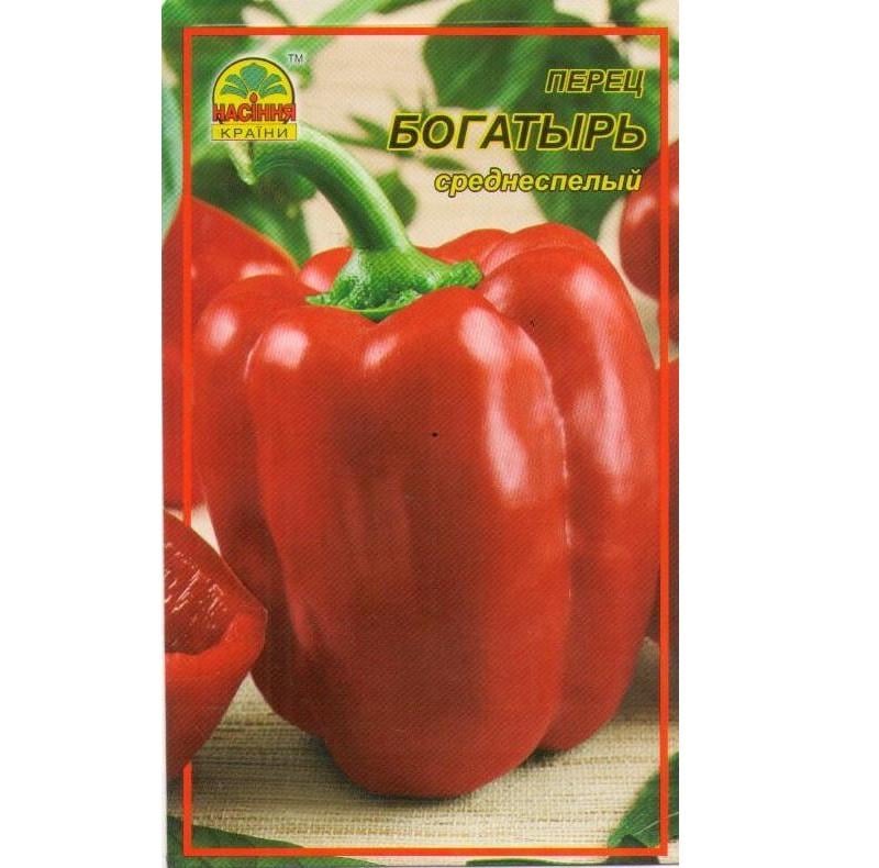 Семена перца Насіння країни Богатырь 0,3 г (1137297695)