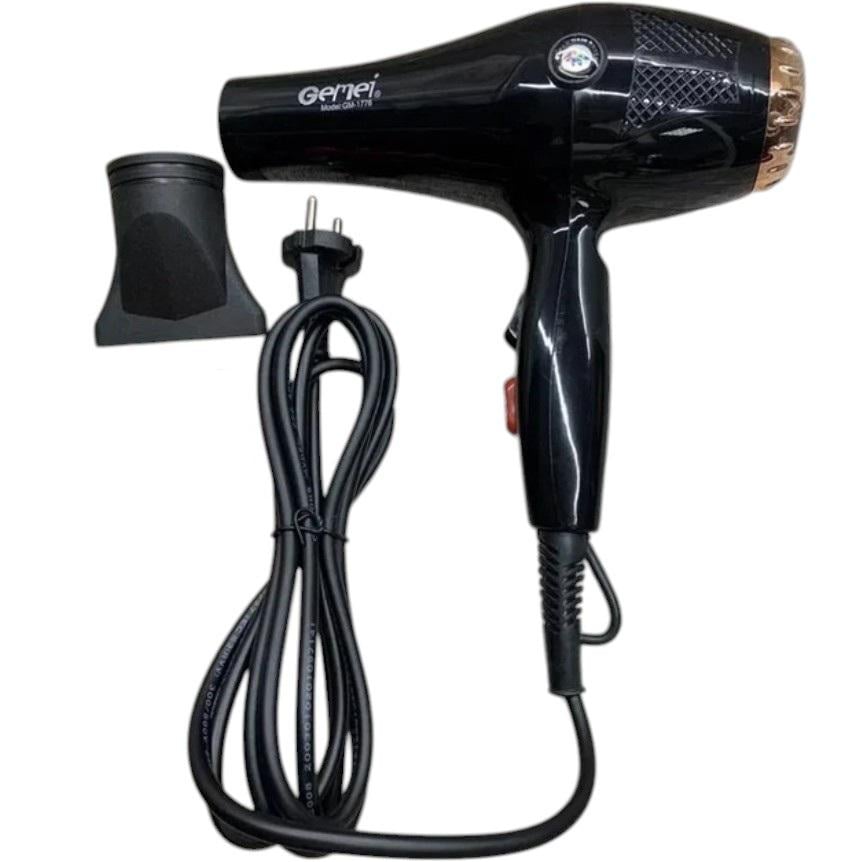 Фен Geemy GM-1776 1800 Вт Черный (320)