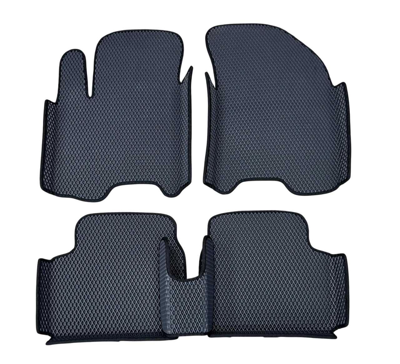 Коврики EVA с бортиками в салон для Chevrolet Aveo 2002+ гг. Черный (2121398850) Коврики EVA с бортиками в салон для Chevrolet Aveo 2002+ гг. Черный (2121398850)