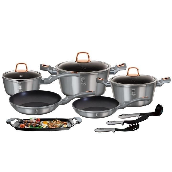 Набір посуду Berlinger Haus Moonlight Edition 14 пр. (BH-6021)