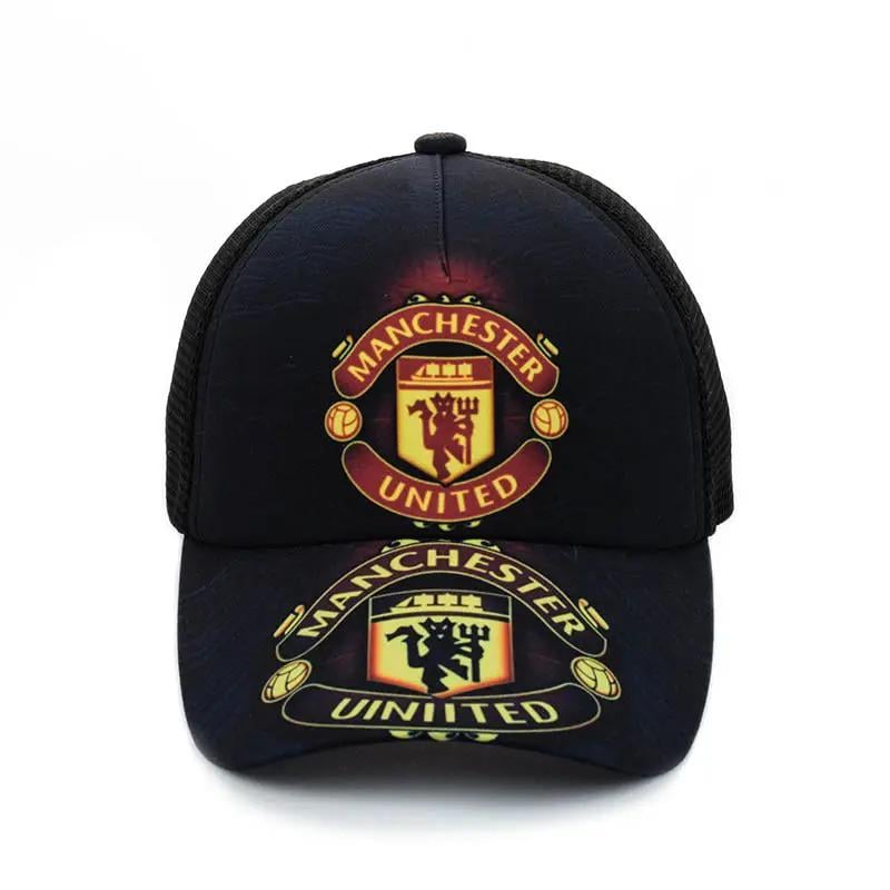 Кепка детская с сеткой Manchester United с регулируемым размером (52-56)