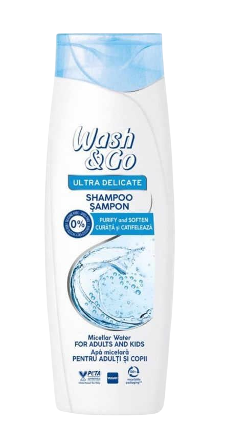 Шампунь Wash Go Ultra Delicate на міцелярній воді 200 мл (30302691)