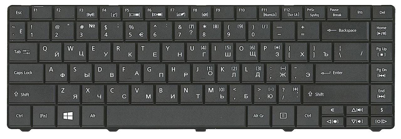 Клавиатура для ноутбука Acer TravelMate 8472ZG (KB.I140A.159)