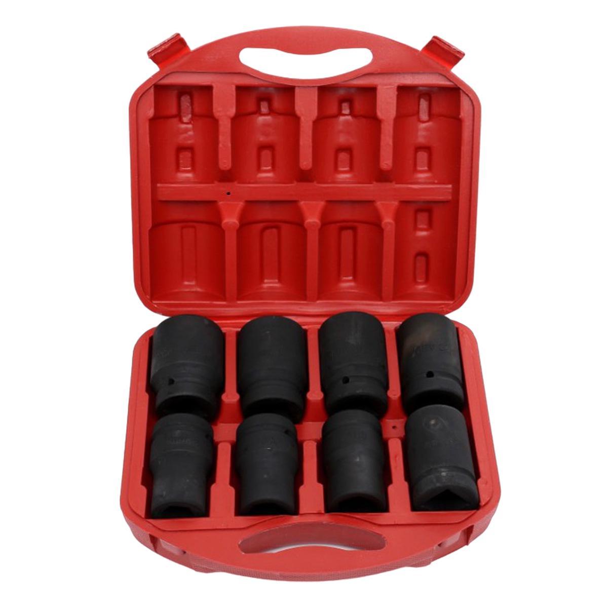 Набор ударных головок Kraft&Dele 8 шт. 22-41 мм 1" (KD10216)