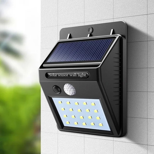 Світильник вуличний Solar Light Sh-1605 з датчиком руху на сонячній батареї 6 шт (0155unk6pcs)