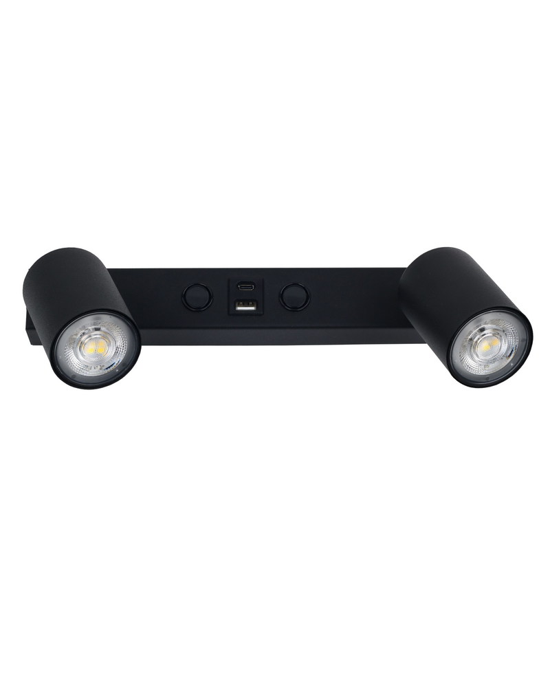 Бра TK Lighting 10277 Top GU10 2x10W IP20 Bk (24574990)