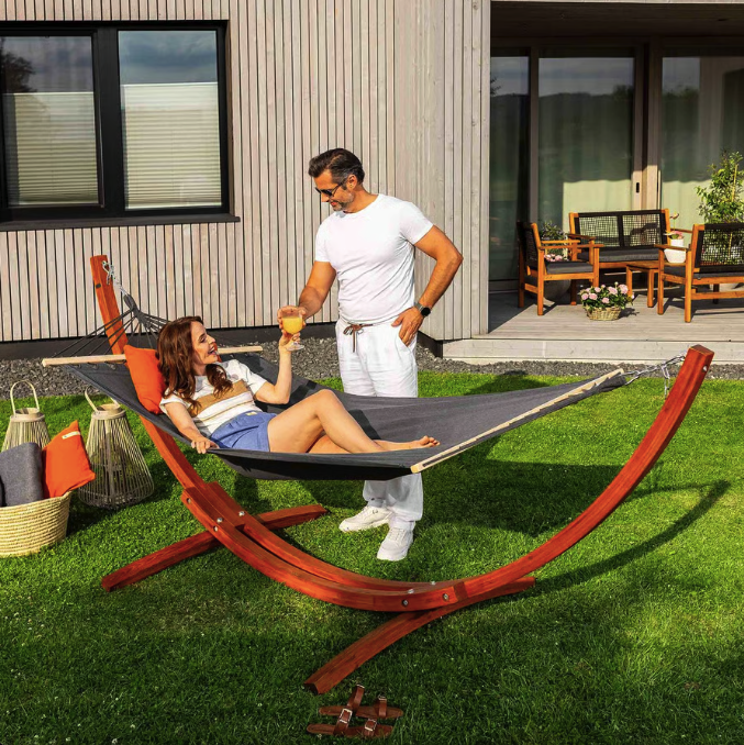 Гамак зі стелажем Di Volio Trevia Графітовий (4928) - фото 9