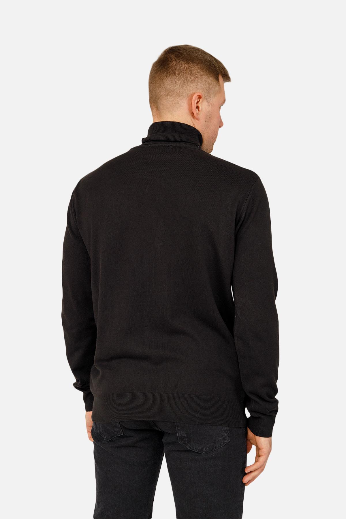 Гольф мужской ЦБ-00260684 р. 52 Черный (SKT001023020) - фото 3 Гольф мужской ЦБ-00260684 р. 52 Черный (SKT001023020) - фото 3