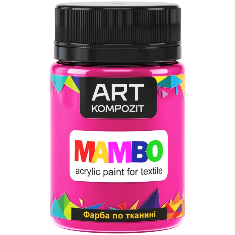 Краска по ткани ART Kompozit MAMBO 50 мл 84 Флуоресцентный розовый (746886)