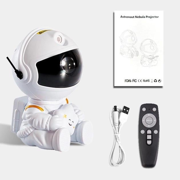 Нічник-проектор XO CF4 mini Astronaut Sky Білий (18177094) - фото 2