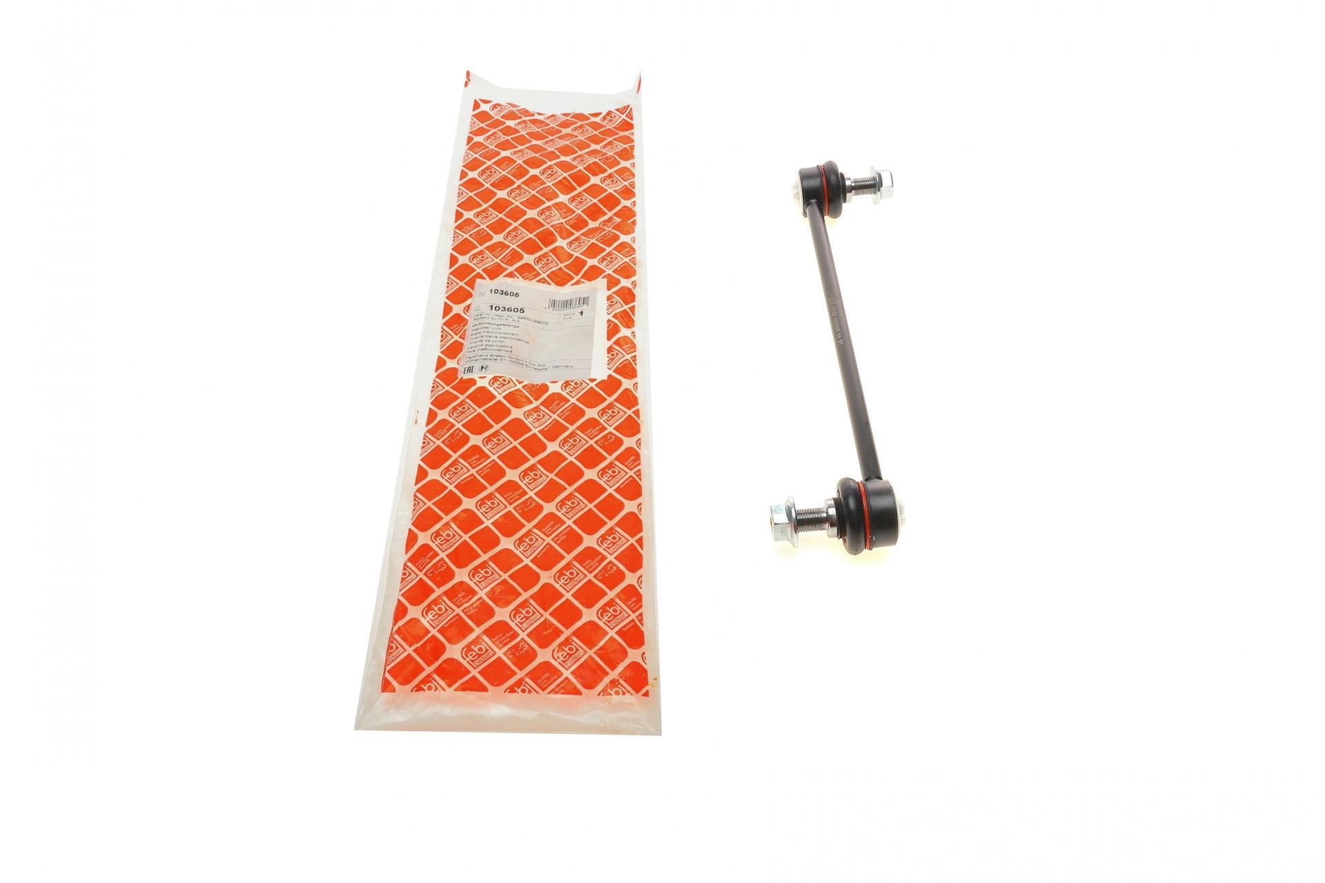 Тяга переднего стабилизатора FEBI BILSTEIN       Hyundai Sonata VI/Azera/Kia Optima III 05- L=270mm - 103605