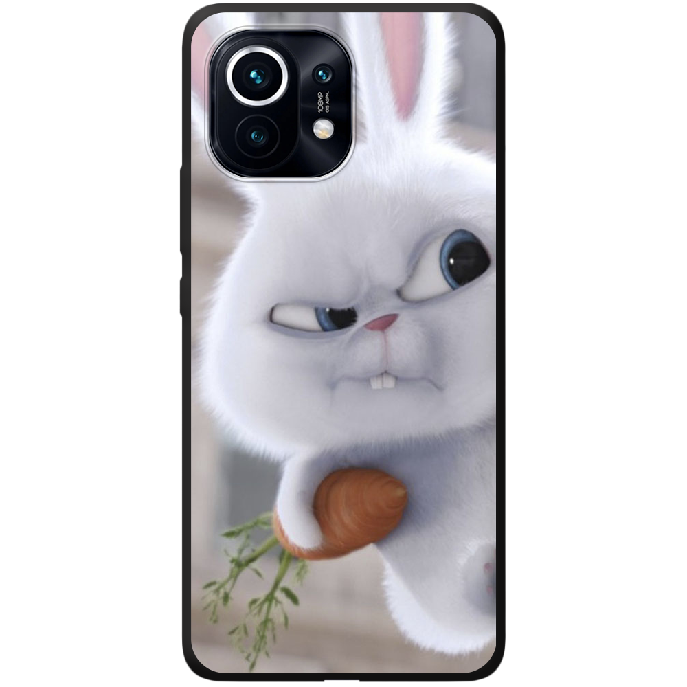 Чехол BoxFace Xiaomi Mi 11 Rabbit Snowball Черный силикон (41924-up1116-44011)