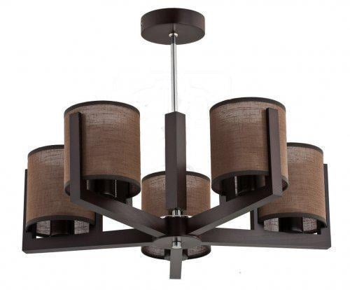 Люстра Alfa Moreno Venge с абажурами (22095)