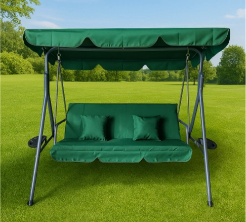 Качели LEOBRO 176х114х168 см с подушками и подстаканниками Зеленый (LBSW3-D2-GRN) Качели LEOBRO 176х114х168 см с подушками и подстаканниками Зеленый (LBSW3-D2-GRN)