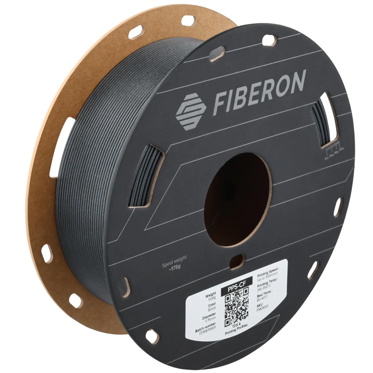 Пластик Polymaker Fiberon PPS-CF10 1,75 мм 0,5 кг Чорний (FM01001) Пластик Polymaker Fiberon PPS-CF10 1,75 мм 0,5 кг Чорний (FM01001)