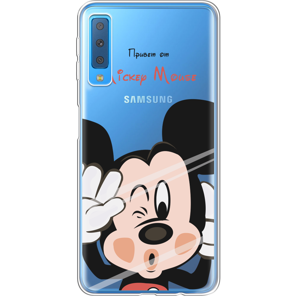 Чехол Boxface Samsung A750 Galaxy A7 2018 Mister M Прозрачный силикон (35481-cc58-35481)