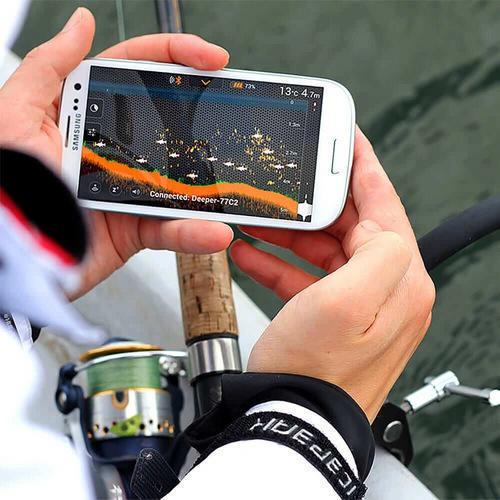 Эхолот для рыбалки Phiradar BT100 Bluetooth соединение к смартфону 1-о луч обзор 90° локация 40 м - фото 8